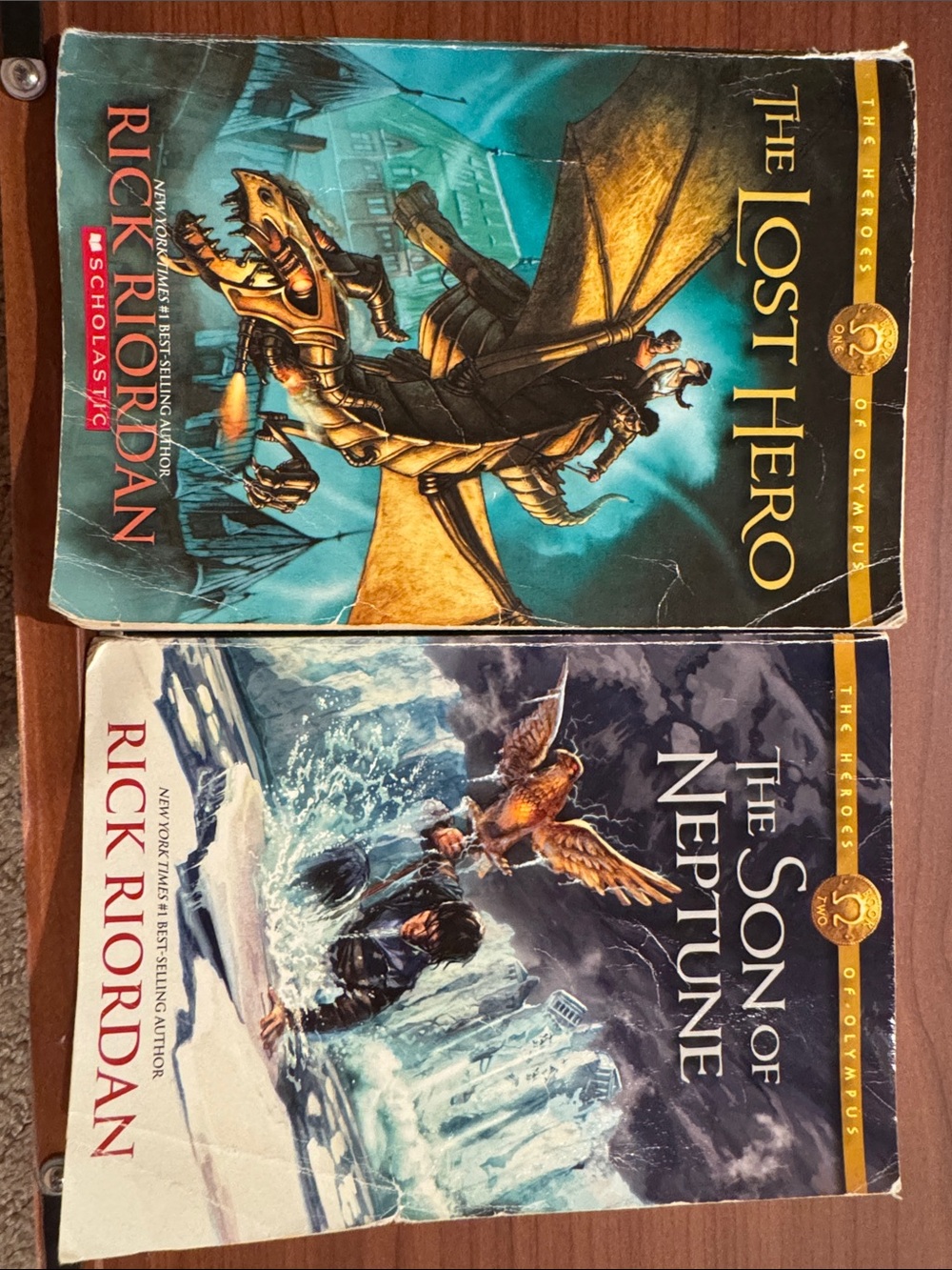 The Lost Hero and The Son of Neptune Pair by Rick Riordan-Paperback